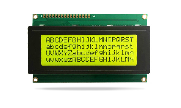 字符型液晶模块JXD2004A 黄绿屏黄绿光