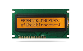 字符型液晶模块JXD1602C 黄绿屏 橙光
