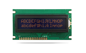 字符型液晶模块JXD1602C STN兰屏橙字