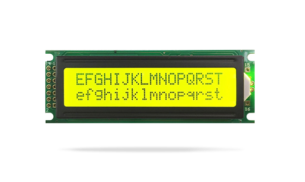 字符型液晶模块JXD1602B黄绿屏黄绿光
