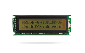 字符型液晶模块JXD1602B黄绿屏橙光