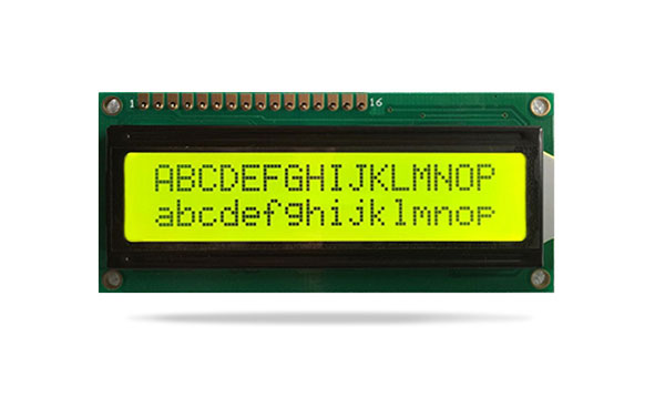 字符型液晶模块JXD1602A-S 黄绿屏黄绿光