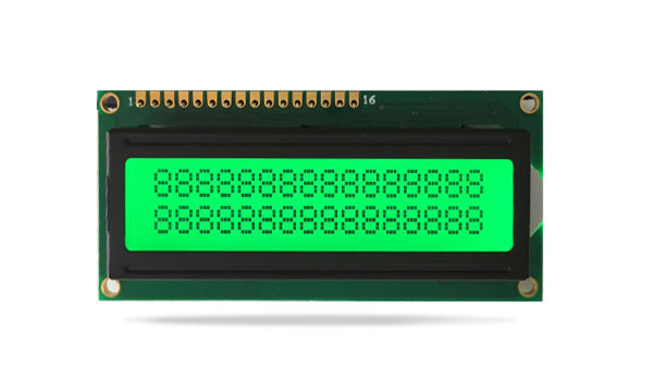 字符型液晶模块JXD1602A-S 黄绿屏翠绿光
