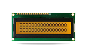 字符型液晶模块JXD1602A-S 黄绿屏橙光