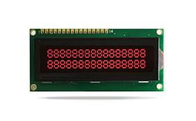 字符型液晶模块JXD1602A-S FSTN负显 红字