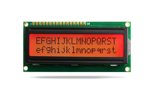 字符型液晶模块JXD1602A 黄绿屏红光