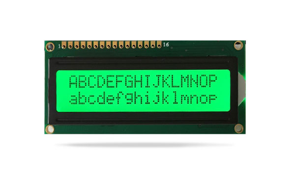 字符型液晶模块JXD1602A 黄绿屏翠绿光