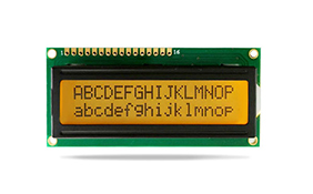 字符型液晶模块JXD1602A 黄绿屏橙光