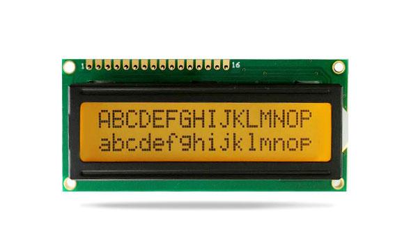字符型液晶模块JXD1602A 黄绿屏橙光