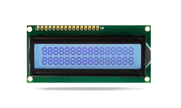 字符型液晶模块JXD1602A STN 灰屏兰字