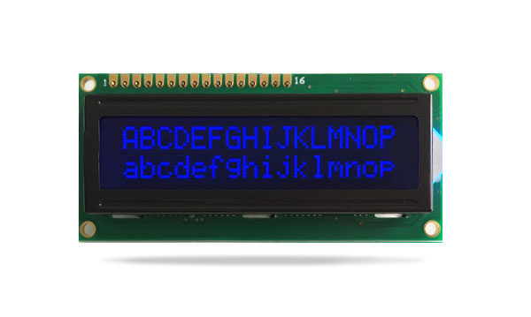 字符型液晶模块JXD1602A FSTN黑膜兰光兰字