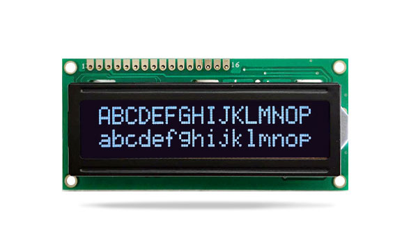 字符型液晶模块JXD1602A FSTN 负显白字