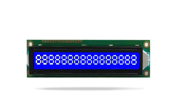 字符型液晶模块JXD1601A-1 兰屏白光