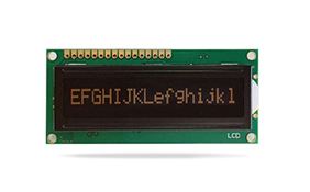 字符型液晶模块JXD1601A FSTN 负显 橙光
