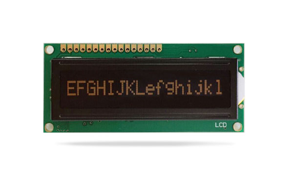 字符型液晶模块JXD1601A FSTN 负显 橙光