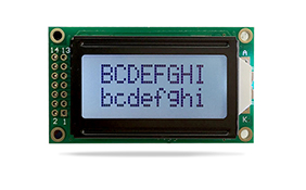 字符型液晶模块JXD0802A FSTN 白光黑字