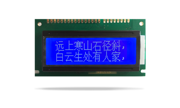 中文字库液晶模块JXD12232F STN 兰屏